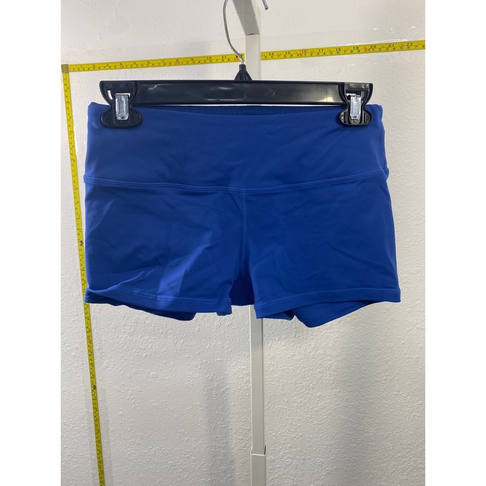RokFit Womens Royal Blue Athletic Booty Shorts Performance CrossFit Training S